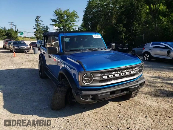 2021 Ford Bronco z VIN 1FMDE5BH2MLA73700, wystawiony jako Copart lot #63024595 z przebiegiem 63 174 mil mil oraz Szkoda całkowita • Salvage title. Historia ofert i sprzedaży dostępna na DreamBid. Obrazek 14.
