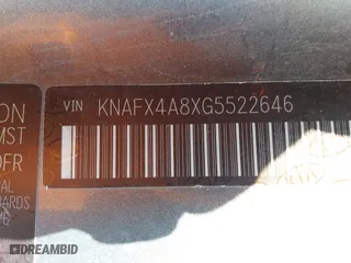 2016 Kia Forte EX with VIN KNAFX4A8XG5522646, listed as a IAAI auction lot 41981647 with 109,843 mi miles. Bid and sale history available at carsss.com. Image 9.