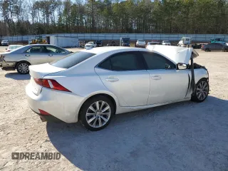 2016 Lexus IS 300/350 with VIN JTHCM1D22G5003657, listed as a Copart auction lot 46746135 with 127,331 mi miles and Salvage Title. Bid and sale history available at DreamBid. Image 3.