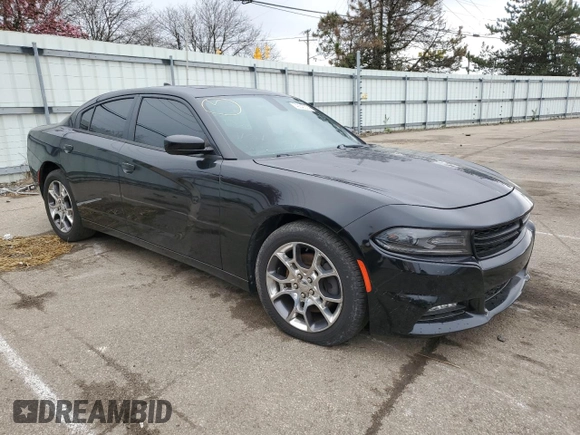 2015 Dodge Charger SXT with VIN 2C3CDXJG3FH919988, listed as a Copart auction lot 49340374 with 99,200 mi miles and Salvage title. Bid and sale history available at DreamBid. Image 4.