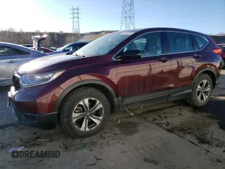 2018 Honda CR-V LX z VIN 2HKRW6H37JH230341, wystawiony jako Copart lot #46700215 z przebiegiem 82 082 mil mil oraz Szkoda całkowita • Salvage title. Historia ofert i sprzedaży dostępna na DreamBid. Obrazek 1.