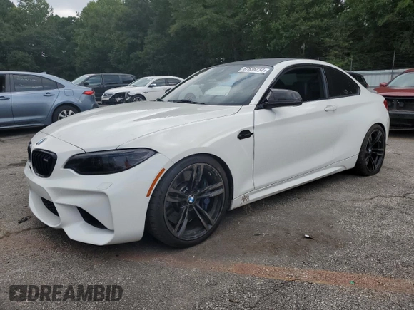 2017 BMW M2 with VIN WBS1H9C30HV888182, listed as a Copart auction lot 67636234 with 0 mi miles and Salvage Title. Bid and sale history available at carsss.com. Image 1.