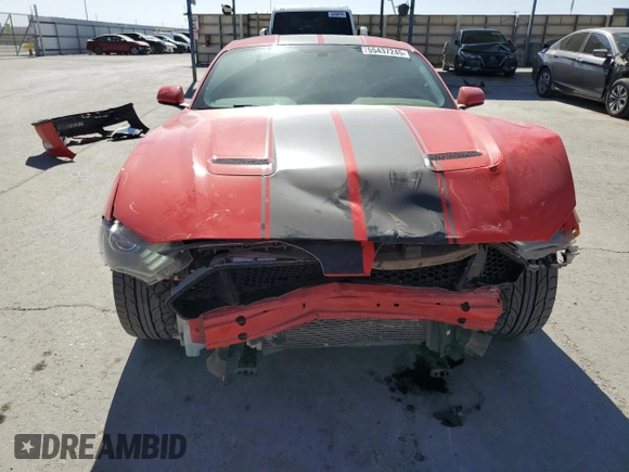 2019 Ford Mustang GT with VIN 1FA6P8CF5K5134342, listed as a Copart auction lot 55437245 with 48,918 mi miles and Salvage title. Bid and sale history available at DreamBid. Image 5.