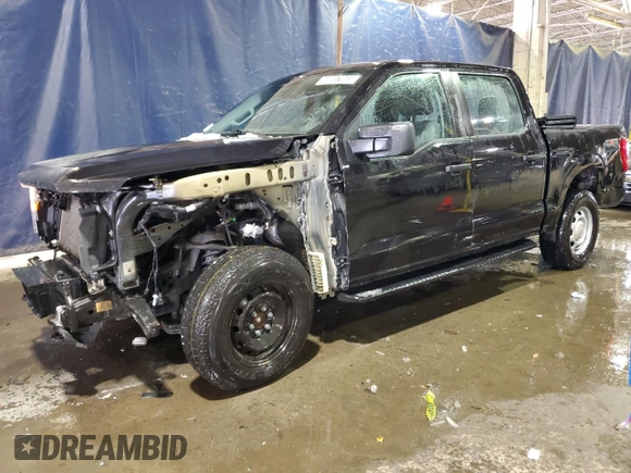 2022 Ford F-150 XL with VIN 1FTEW1EP0NKD52121, listed as a Copart auction lot 46097955 with 69,185 mi miles and Clean Title. Bid and sale history available at carsss.com. Image 1.