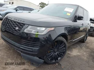 2019 Land Rover Range Rover z VIN SALGS2REXKA545261, wystawiony jako IAAI lot #41199157 z przebiegiem 56 926 mil mil oraz . Historia ofert i sprzedaży dostępna na DreamBid. Obrazek 2.