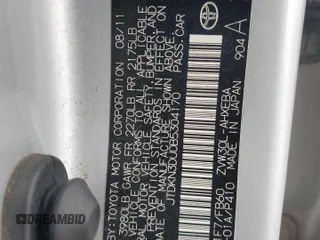 2011 Toyota Prius I z VIN JTDKN3DU0B5304170, wystawiony jako Copart lot #57621825 z przebiegiem 98 920 mil mil oraz Szkoda całkowita • Salvage title. Historia ofert i sprzedaży dostępna na DreamBid. Obrazek 13.