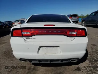 2014 Dodge Charger SE with VIN 2C3CDXBG9EH268119, listed as a Copart auction lot 55650705 with 185,024 mi miles and Salvage Title. Bid and sale history available at DreamBid. Image 6.