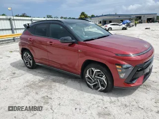 2024 Hyundai Kona N Line with VIN KM8HA3A36RU041051, listed as a Copart auction lot 59890474 with 2,910 mi miles and Salvage Title. Bid and sale history available at carsss.com. Image 4.