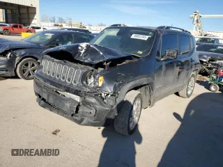 2018 Jeep Renegade Latitude z VIN ZACCJBBB0JPH59666, wystawiony jako Copart lot #46852345 z przebiegiem 111 668 mil mil oraz Szkoda całkowita • Salvage title. Historia ofert i sprzedaży dostępna na DreamBid. Obrazek 1.
