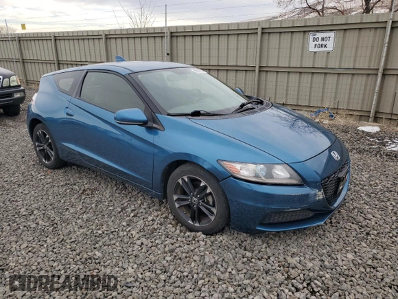2014 Honda CR-Z with VIN JHMZF1C44ES001432, listed as a Copart auction lot 85555954 with 41,763 mi miles and Salvage Title. Bid and sale history available at carsss.com. Image 4.