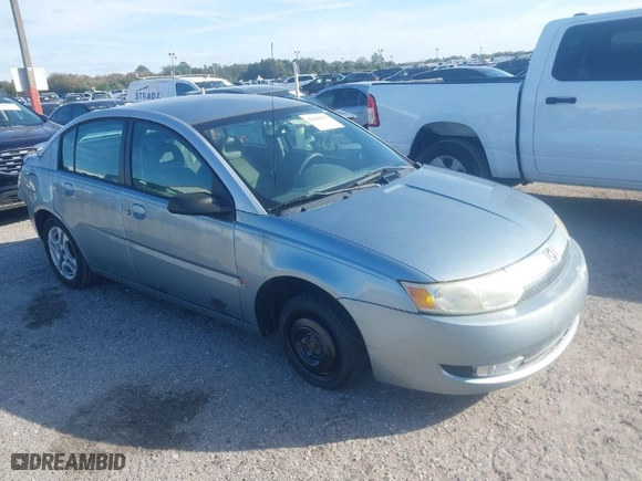 2003 Saturn ION with VIN 1G8AL52F03Z122314, listed as a IAAI auction lot 41426557 with 134,144 mi miles. Bid and sale history available at carsss.com. Image 1.