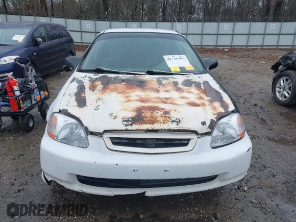 1996 Honda Civic DX with VIN 1HGEJ6120TL059446, listed as a IAAI auction lot 41748406 with 320,383 mi miles. Bid and sale history available at carsss.com. Image 13.