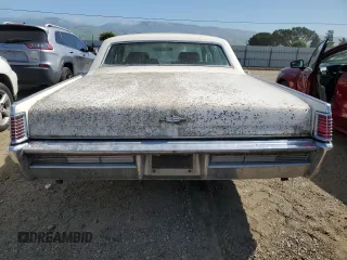 1968 Lincoln Continental with VIN 8Y82A846885, listed as a Copart auction lot 49415864 with 27,591 mi miles and Salvage Title. Bid and sale history available at DreamBid. Image 6.