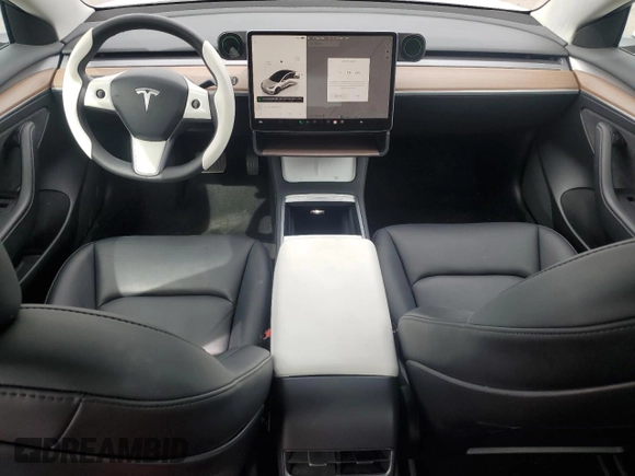 2023 Tesla Model 3 with VIN 5YJ3E1EA5PF413923, listed as a Copart auction lot 49008435 with 28,373 mi miles and Salvage Title. Bid and sale history available at DreamBid. Image 8.
