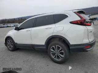 2021 Honda CR-V EX-L with VIN 2HKRW2H85MH677985, listed as a Copart auction lot 46874235 with 56,267 mi miles and Salvage Title. Bid and sale history available at carsss.com. Image 2.