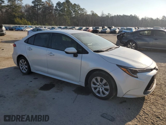 2022 Toyota Corolla LE with VIN 5YFEPMAE6NP295654, listed as a Copart auction lot 43652165 with 43,091 mi miles and Salvage Title. Bid and sale history available at carsss.com. Image 4.