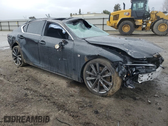 2023 Lexus IS with VIN JTHGZ1B20P5065001, listed as a Copart auction lot 49503745 with 29,971 mi miles and Salvage Title. Bid and sale history available at carsss.com. Image 4.