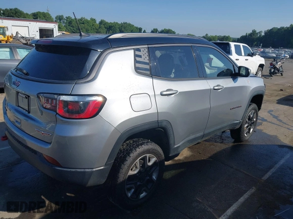 2018 Jeep Compass Trailhawk с VIN 3C4NJDDB3JT348272, выставлен на аукционе IAAI как лот 42769022 с пробегом 129 984 миль миль и . История ставок и продаж доступна на DreamBid. Изображение 4.
