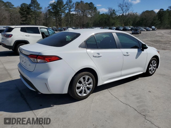 2022 Toyota Corolla LE with VIN 5YFEPMAE6NP286145, listed as a Copart auction lot 48656315 with 3,657 mi miles and Salvage Title. Bid and sale history available at carsss.com. Image 3.
