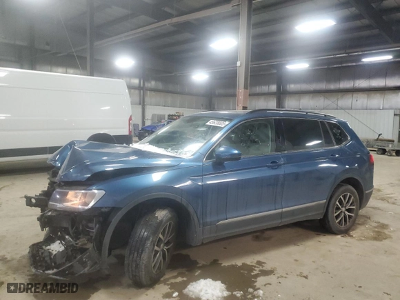 2020 Volkswagen Tiguan SE with VIN 3VV2B7AX5LM013501, listed as a Copart auction lot 45628605 with 94,075 mi miles and Salvage Title. Bid and sale history available at carsss.com. Image 1.