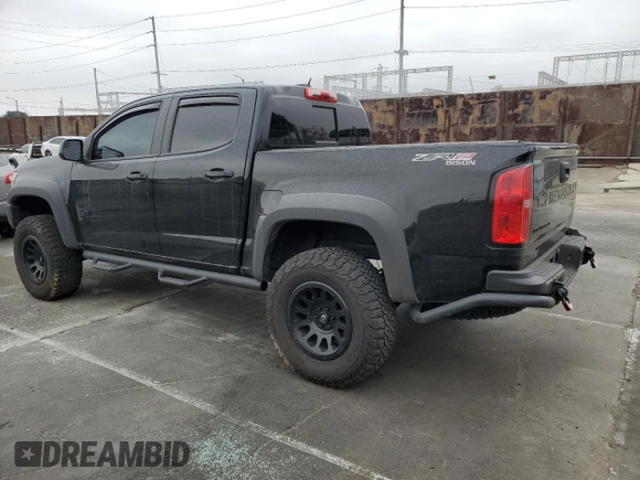 2021 Chevrolet Colorado 4WD ZR2 with VIN 1GCGTEEN3M1293299, listed as a Copart auction lot 59809995 with 21,890 mi miles and Salvage title. Bid and sale history available at DreamBid. Image 2.