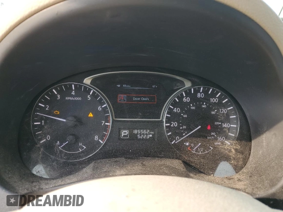 2013 Nissan Altima SL with VIN 1N4AL3AP4DC122363, listed as a Copart auction lot 65648475 with 185,562 mi miles and Salvage title. Bid and sale history available at DreamBid. Image 9.