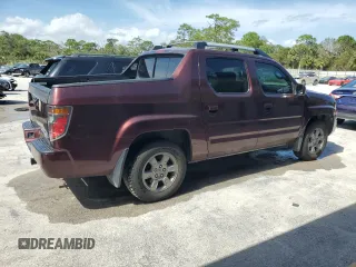 2008 Honda Ridgeline RTX with VIN 2HJYK16348H504882, listed as a Copart auction lot 75592294 with 97,740 mi miles and Salvage Title. Bid and sale history available at carsss.com. Image 3.