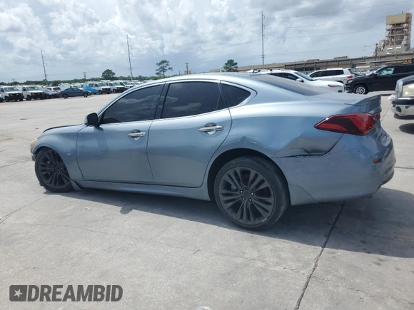 2016 Infiniti Q70 with VIN JN1BY1AP3GM220547, listed as a Copart auction lot 54203925 with Not provided miles and Salvage title. Bid and sale history available at DreamBid. Image 2.