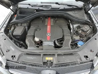 2018 Mercedes-Benz GLE 43 AMG with VIN 4JGED6EB4JA124920, listed as a Copart auction lot 58635785 with 64,203 mi miles and Salvage title. Bid and sale history available at DreamBid. Image 12.