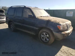 2002 Toyota Land Cruiser with VIN JTEHT05J122021423, listed as a Copart auction lot 75127634 with 0 mi miles and Non Repairable. Bid and sale history available at carsss.com. Image 4.