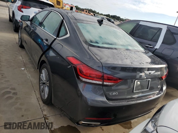 2018 Genesis G80 3.8L with VIN KMHGN4JE8JU237472, listed as a Copart auction lot 73868974 with 34,507 mi miles and Salvage Title. Bid and sale history available at carsss.com. Image 6.