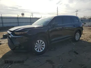 2024 Toyota Highlander XLE z VIN 5TDAAAA56RS006753, wystawiony jako Copart lot #43558345 z przebiegiem 86 961 mil mil oraz Szkoda całkowita • Salvage title. Historia ofert i sprzedaży dostępna na DreamBid. Obrazek 1.