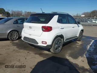 2024 Hyundai Venue SEL with VIN KMHRC8A30RU283085, listed as a IAAI auction lot 41366495 with 22,295 mi miles and . Bid and sale history available at DreamBid. Image 4.