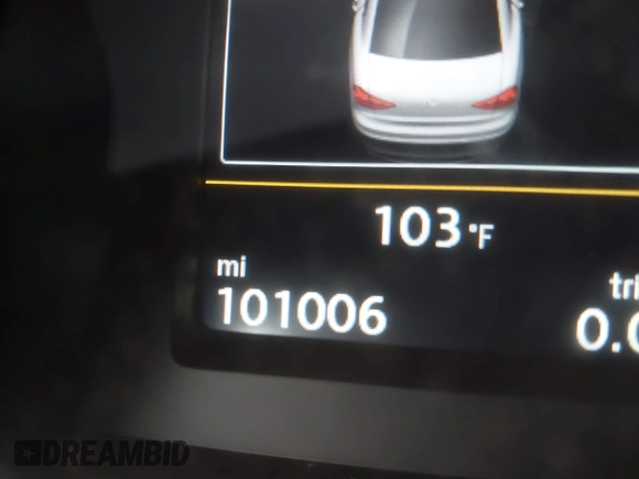 2019 Volkswagen Passat 2.0T Wolfsburg Edition with VIN 1VWLA7A30KC009646, listed as a IAAI auction lot 39842320 with 101,006 mi miles. Bid and sale history available at carsss.com. Image 16.