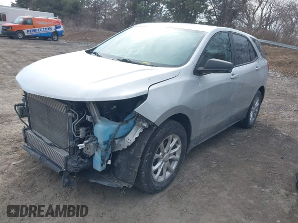 2020 Chevrolet Equinox LS with VIN 3GNAXHEV0LS616059, listed as a IAAI auction lot 41718865 with 98,842 mi miles and . Bid and sale history available at DreamBid. Image 17.