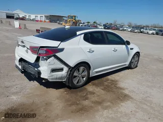 2014 Kia Optima Hybrid EX with VIN KNAGN4AD9E5068071, listed as a IAAI auction lot 41777990 with 144,795 mi miles. Bid and sale history available at carsss.com. Image 6.