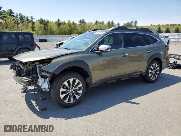2025 Subaru Outback Touring with VIN 4S4BTAPC0S3236358, listed as a Copart auction lot 56849645 with 451 mi miles and Salvage title. Bid and sale history available at DreamBid. Image 1.