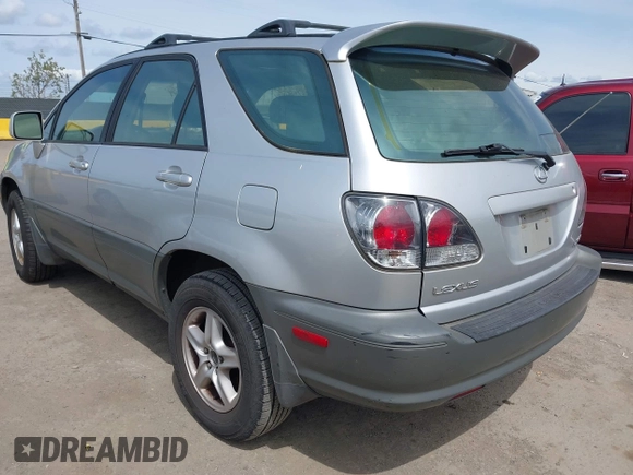 2002 Lexus RX with VIN JTJHF10U820292183, listed as a IAAI auction lot 41976969 with 230,353 mi miles. Bid and sale history available at carsss.com. Image 3.