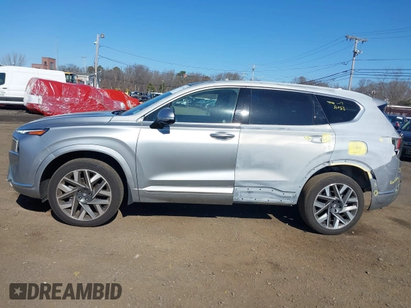2023 Hyundai Santa Fe Calligraphy with VIN 5NMS5DAL7PH624396, listed as a IAAI auction lot 41747848 with 13,734 mi miles. Bid and sale history available at carsss.com. Image 15.