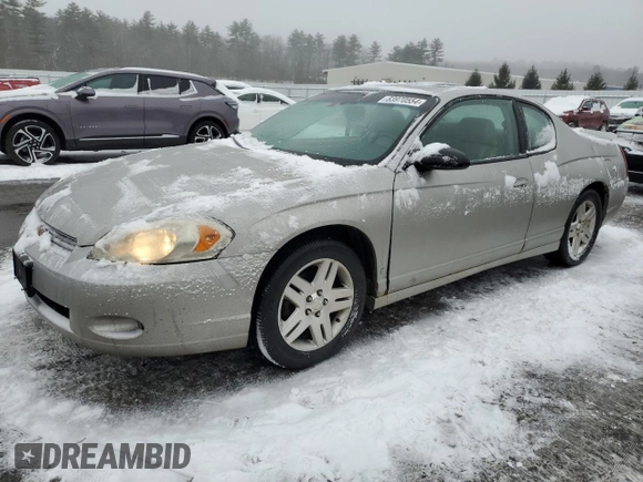2006 Chevrolet Monte Carlo with VIN 2G1WN151969209781, listed as a Copart auction lot 83970554 with 215,194 mi miles and Clean title. Bid and sale history available at DreamBid. Image 1.