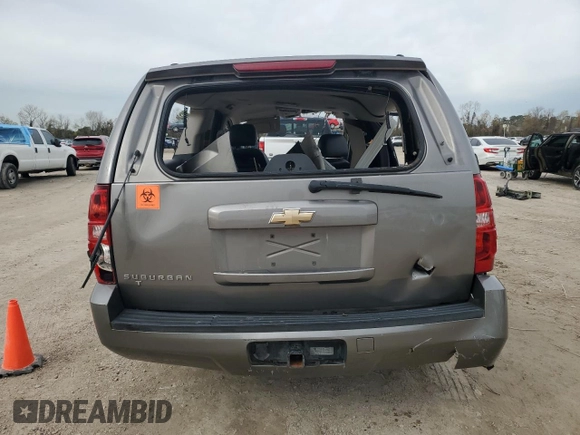 2007 Chevrolet Suburban LT with VIN 3GNFC16J97G150287, listed as a Copart auction lot 89176405 with Not Provided miles and Non Repairable. Bid and sale history available at carsss.com. Image 6.