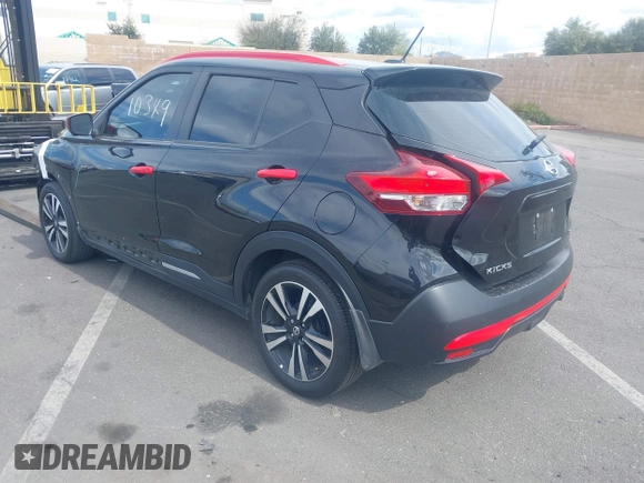 2019 Nissan Kicks SR with VIN 3N1CP5CU3KL511537, listed as a IAAI auction lot 41910349 with 35,395 mi miles. Bid and sale history available at carsss.com. Image 3.