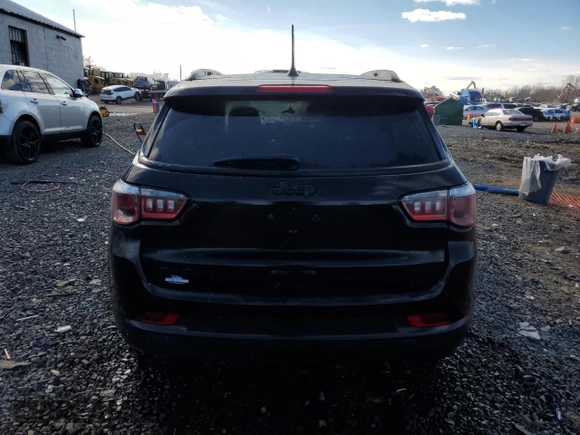 2019 Jeep Compass Latitude with VIN 3C4NJDBB2KT807067, listed as a Copart auction lot 47369375 with 0 mi miles and Salvage Title. Bid and sale history available at carsss.com. Image 6.