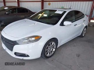 2013 Dodge Dart Limited with VIN 1C3CDFCH6DD135010, listed as a IAAI auction lot 42215571 with 187,182 mi miles. Bid and sale history available at carsss.com. Image 2.
