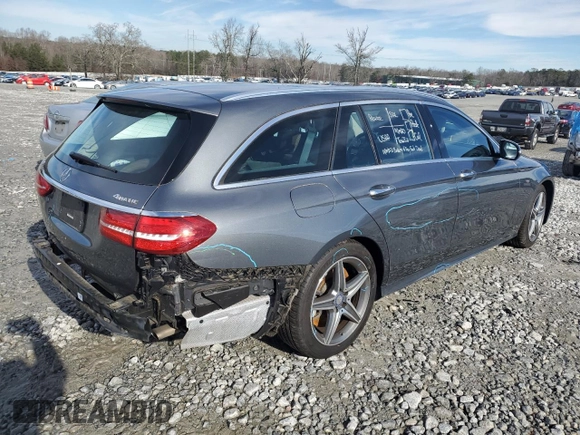 2017 Mercedes-Benz E-Class E 400 Luxury with VIN WDDZH6GB6HA146795, listed as a Copart auction lot 80143783 with 45,128 mi miles. Bid and sale history available at carsss.com. Image 3.