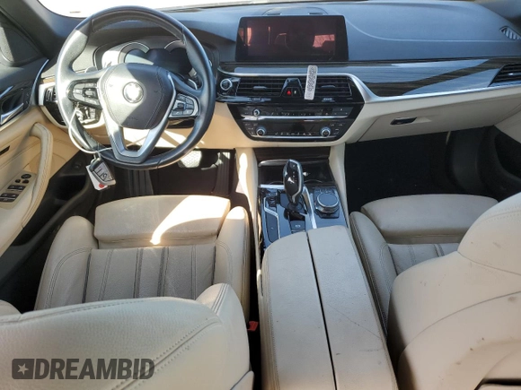 2018 BMW 5 Series 530i with VIN WBAJA5C59JG900052, listed as a Copart auction lot 47998295 with 38,134 mi miles and Salvage Title. Bid and sale history available at carsss.com. Image 8.