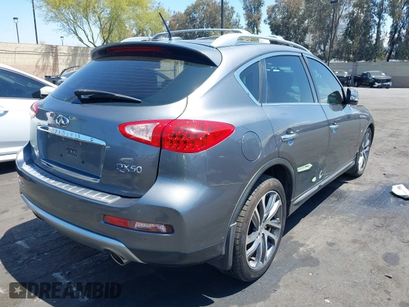 2016 Infiniti QX50 z VIN JN1BJ0RP6GM230993, wystawiony jako IAAI lot #42121546 z przebiegiem 118 406 mil mil oraz . Historia ofert i sprzedaży dostępna na DreamBid. Obrazek 4.