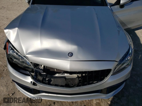 2017 Mercedes-Benz C 63 S AMG with VIN WDDWJ8HB4HF471689, listed as a Copart auction lot 87225834 with 77,678 mi miles and Salvage Title. Bid and sale history available at carsss.com. Image 12.