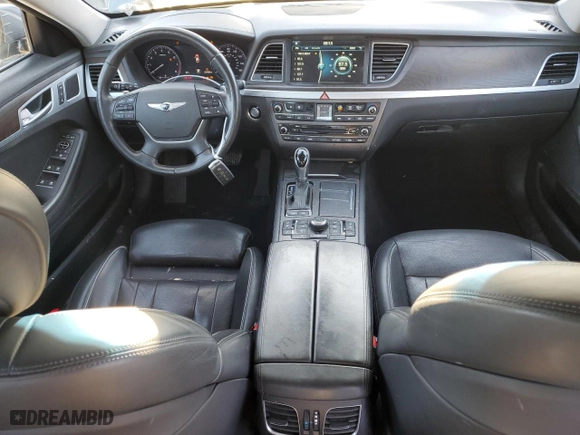 2017 Genesis G80 3.8L with VIN KMHGN4JE1HU180073, listed as a Copart auction lot 42684135 with 127,255 mi miles and Salvage Title. Bid and sale history available at carsss.com. Image 8.