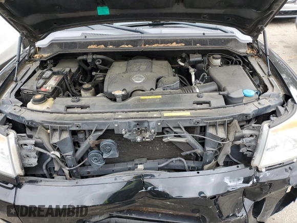 2008 Nissan Titan XE with VIN 1N6AA07D48N358871, listed as a Copart auction lot 48846295 with 127,799 mi miles and Salvage Title. Bid and sale history available at carsss.com. Image 11.